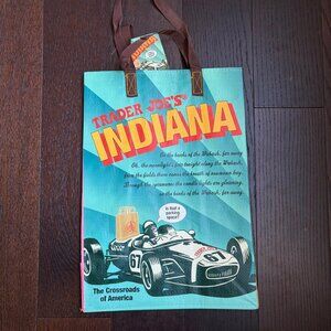 Trader Joe's Indiana Reusable Grocery Shopping Bag - NWT